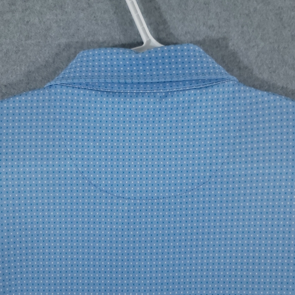 Peter Millar Polo Shirt Mens L Blue Summer Comfort Castle Pines Country Club - Picture 5 of 8